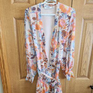 Floral Button down dress